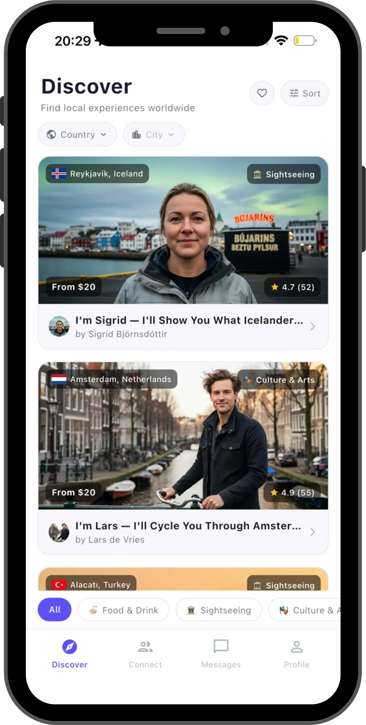 Local Guide app screenshot