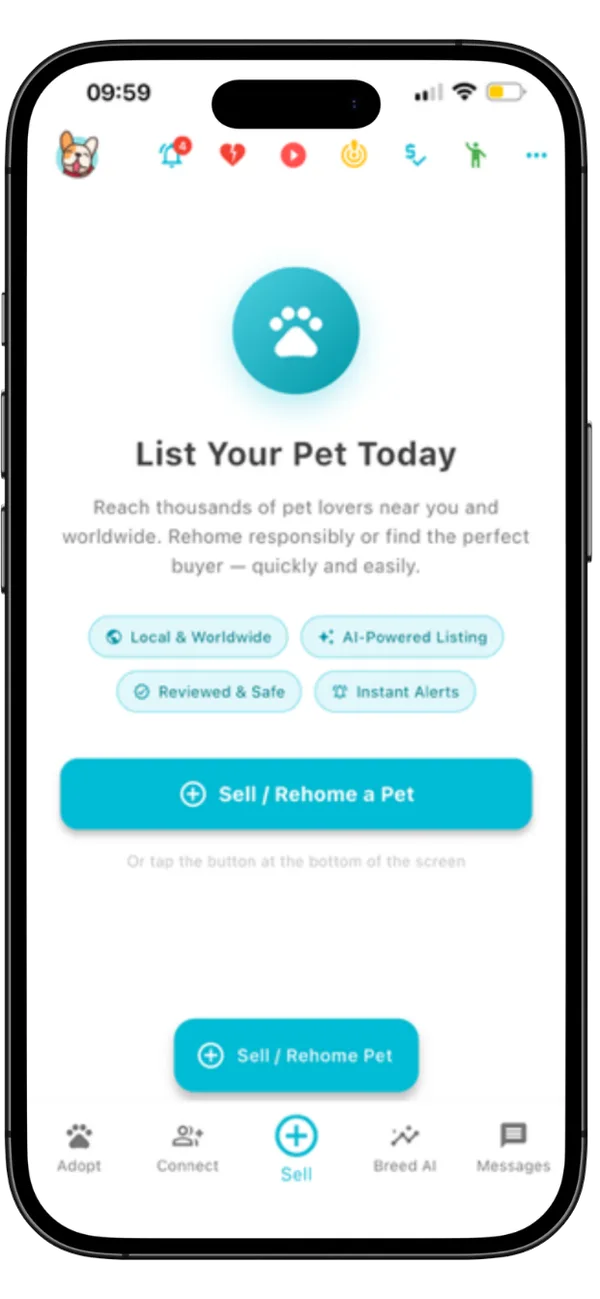 Pets Home app screenshot